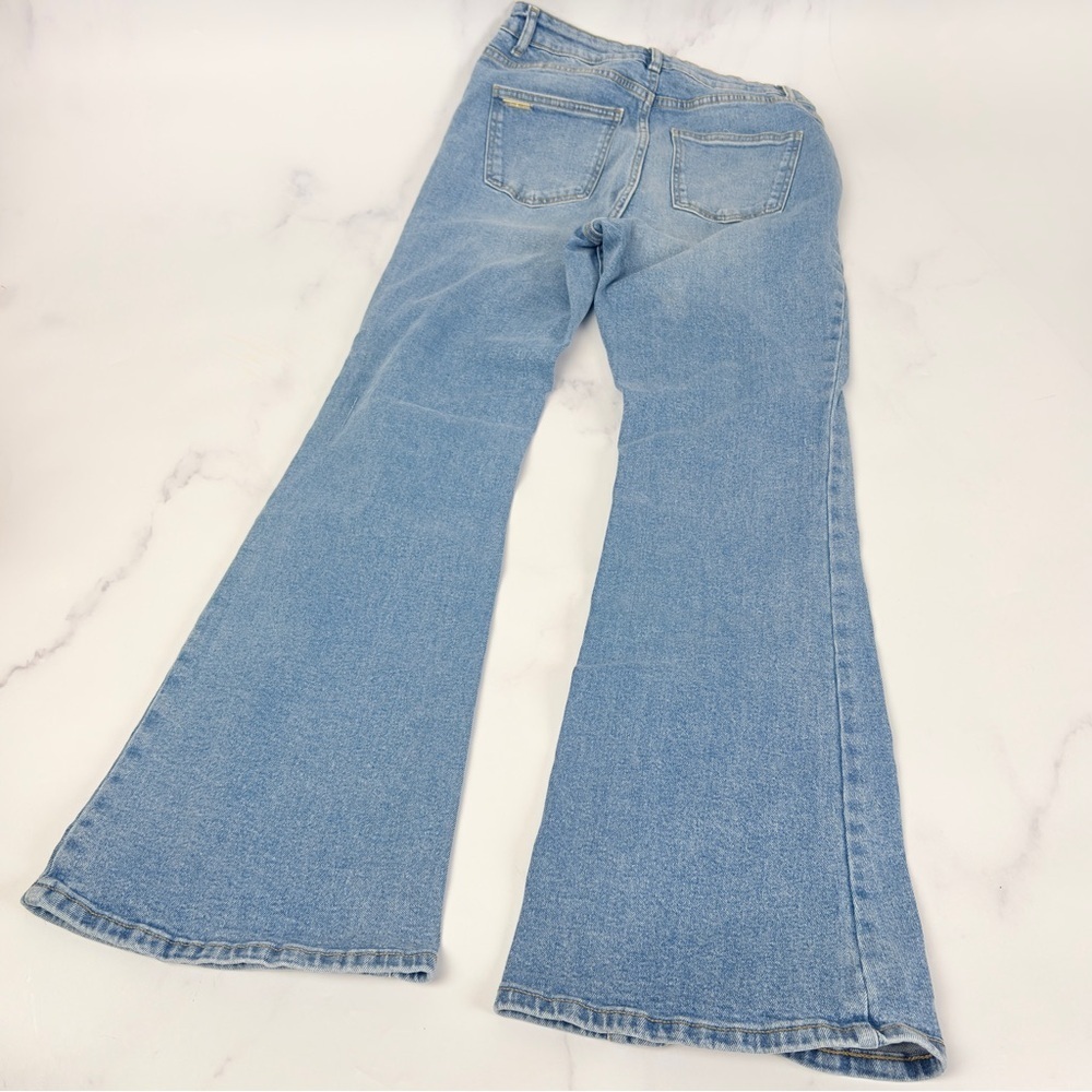 Michael Kors Light Blue Flare Jeans - Picture 3 of 14